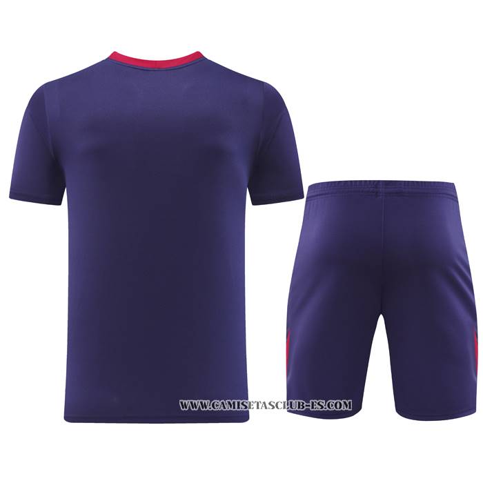 Chandal del Inglaterra 24-25 Manga Corta Purpura - Pantalon Corto